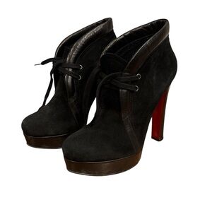 Elegant Black High Heel Ankle Boots